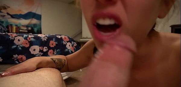  Long Slow and Sexy Blowjob With Adorable Dirty Talk BrandiBraids